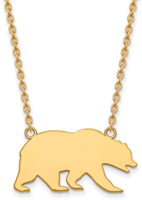 18'' 10K Gelbgold University of California Berkeley LogoArt Halskette 1Y033