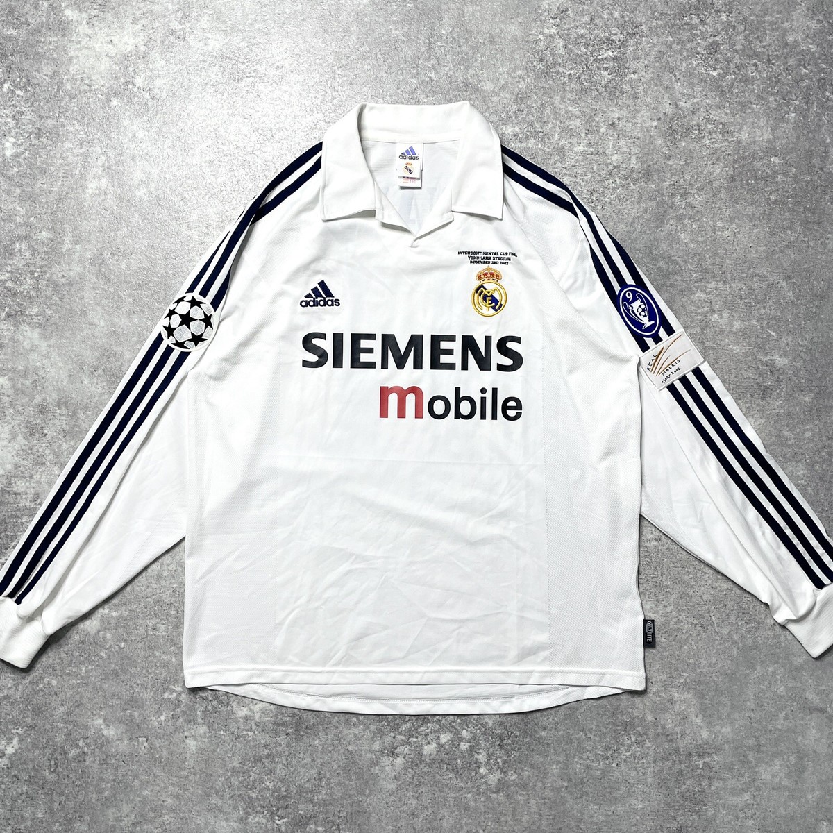 2002/03 Real Madrid Home L/S for UCL #11 Ronaldo