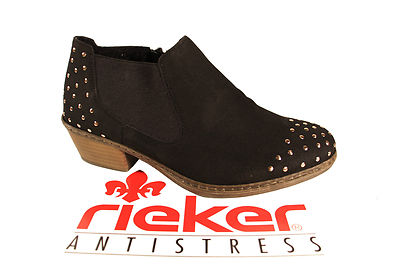Rieker Slipper with zipper, lightly lined NEW