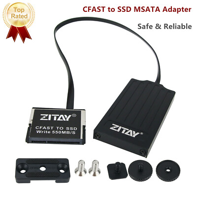 CFAST to SSD MSATA Card Adapter Converter for CANON URSA Mini 1DX II XC10 Z CAM