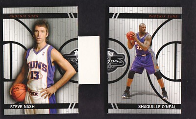 2008-09 Topps Co-Signers Basketball Changing Face CF24 Shaq O'Neal/CF18 Nash