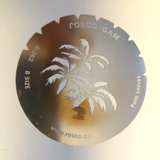 Rosco / DHA Template Amorphous Steel PALM LEAVES- Size B G-362