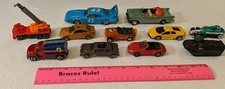 Lot of 11 Metal Cars Matchbox, Racing Champions, New-Ray, Some Vintage
