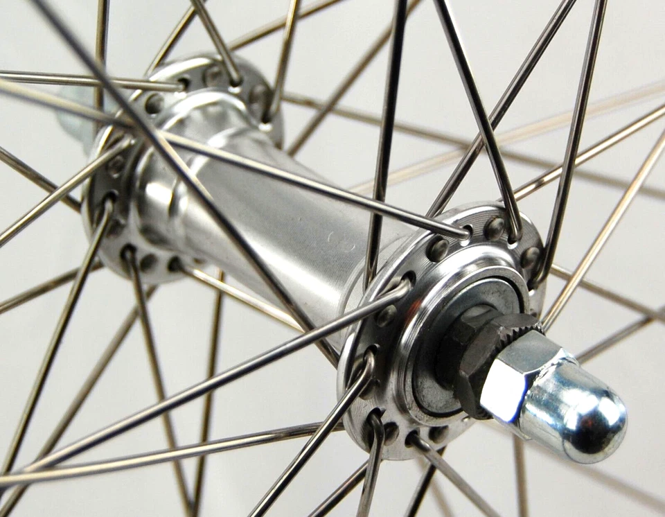 28 Zoll Vorderrad Laufrad Alu Hohlkammerfelge schwarz - Bild 2 von 3