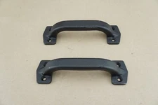(2) New Cast Iron 8" Heavy Barn Door Gate Shed Grab Handle Pull HEAVY 1lb 4oz ea