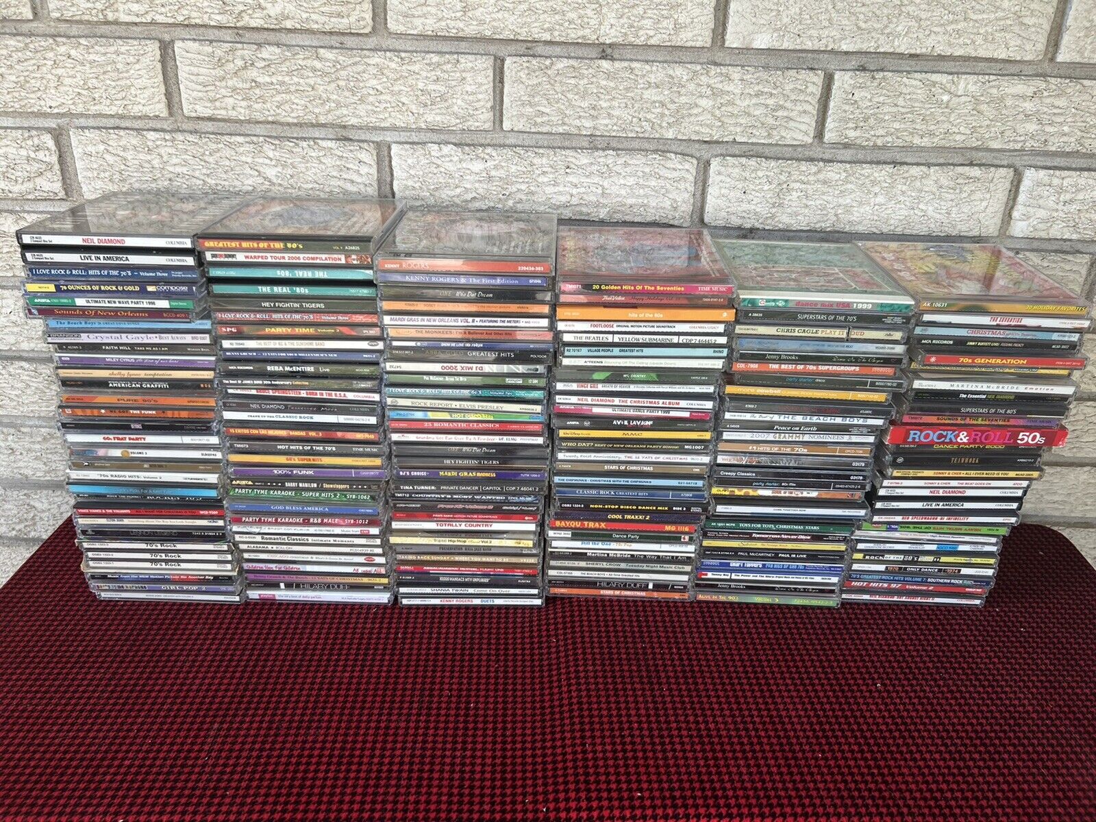 HUGE LOT OF 129 CDs Collection Country Alternative 70’s 80’s JazZ Hip Hop Rap