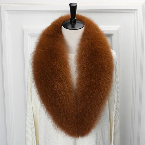 100CM Real Fox Fur Scarf Collar Women Winter Neck Warm Fox Scarves Unisex Shawl - Bild 11 von 47