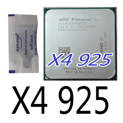 AMD Phenom II X4 631 X4 638 X4 641 X4 651 X4 905E X4 925 AMD CPU Processor - Picture 7 of 7