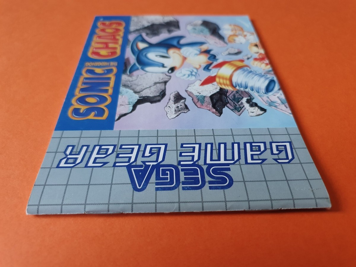 Console Sega Game Gear + Sonic Chaos – Complet – Très Bon état
