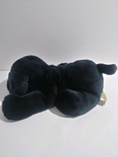 Tri Russ International 10" Black Lab Dog Plush Toy