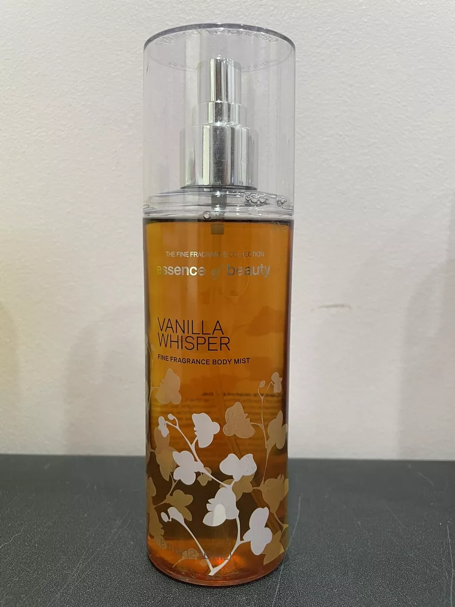 Vanilla Whisper ESSENCE OF BEAUTY Fine Fragrance Body Mist 8oz