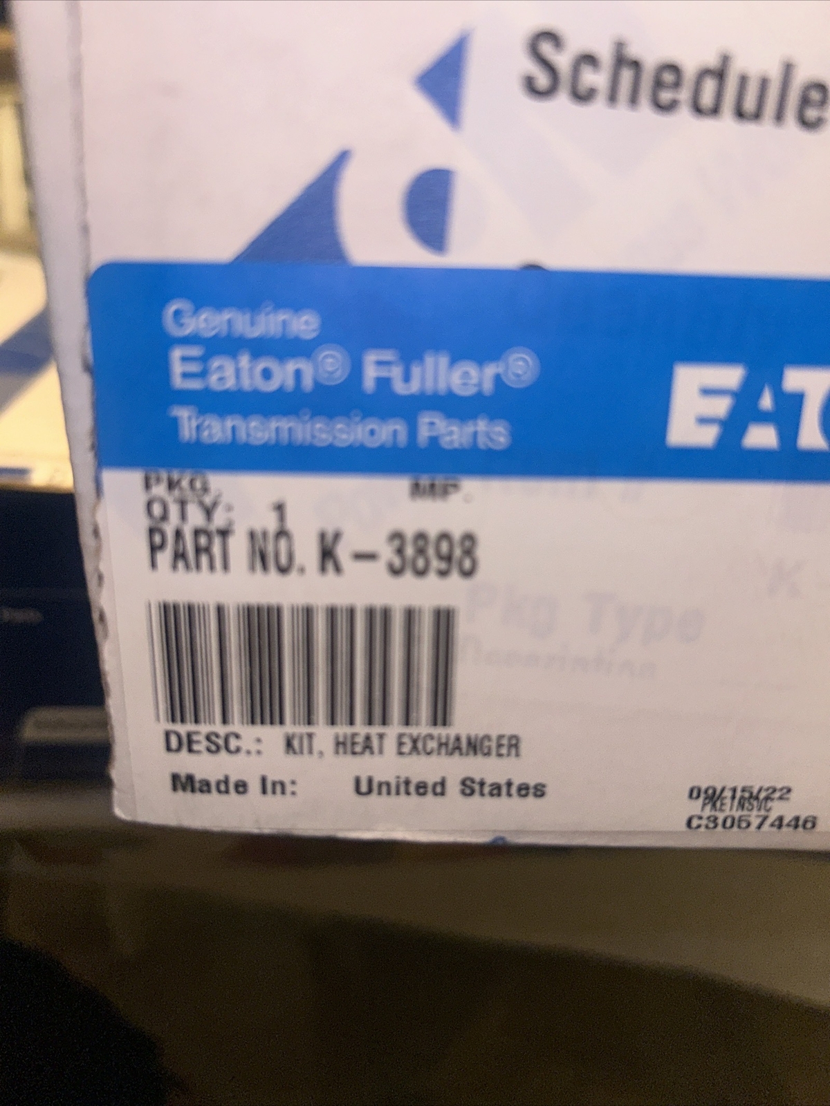 EATON TRANSMISSION OIL COOLER K3898 eBay