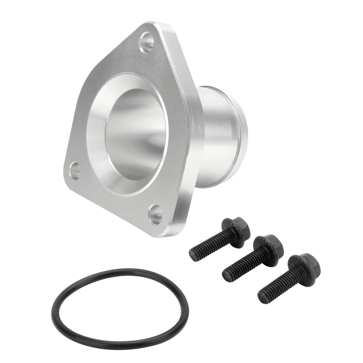 Billet Thermostat Housing Leak Seal For 19992003 Ford Powerstroke 7.3L Silver General