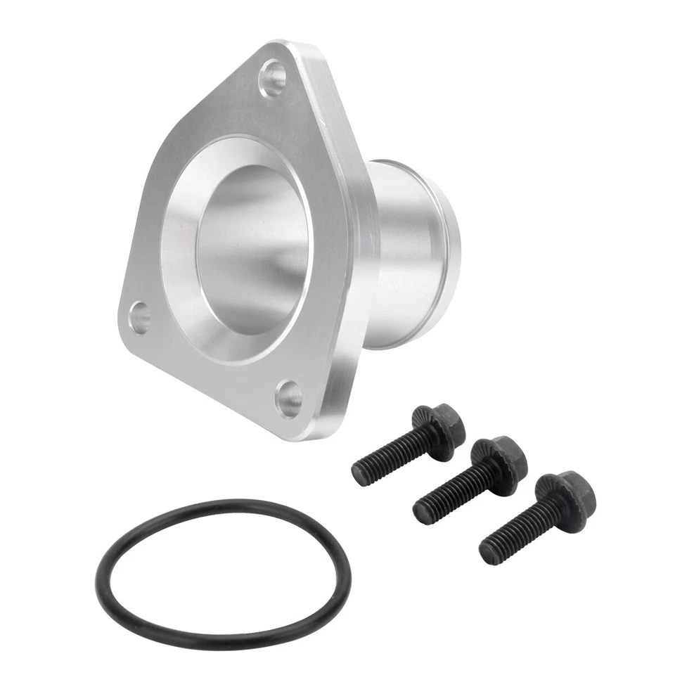 Billet Thermostat Housing Leak Seal For 1999-2003 Ford Powerstroke 7.3L Silver - Image 2 of 4