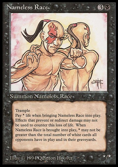 Nameless Race X (1) MTG The Dark Excellent/Near Mint (RG) 4RCards