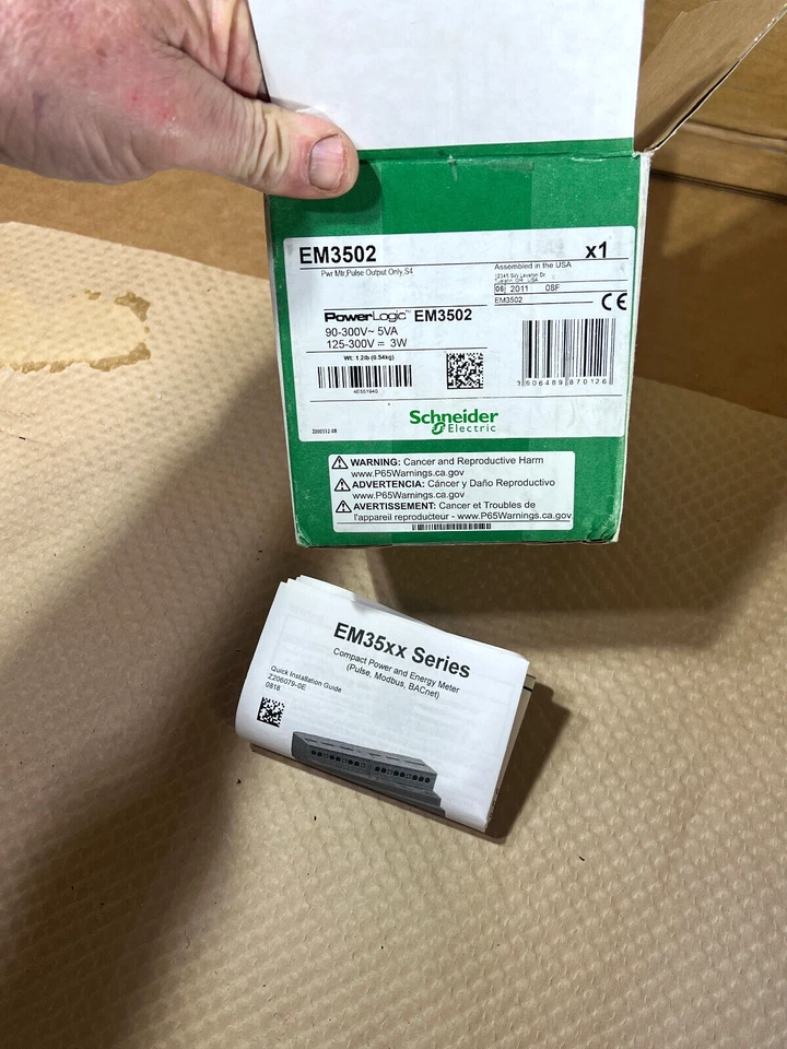 SCHNEIDER ELECTRIC *PowerLogic * EM3502  (NEW IN BOX) * WARRANTY *Free FAST SHIP - Image 4 of 4