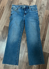 American Eagle Next Level Stretch High Rise Kick Boot Crop Jeans Women  s Size 10