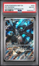 2026 POKEMON MEP EN-ME BLACK STAR PROMO #031 N'S ZEKROM PSA 8