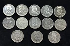 (13x) 1960-1963 PROOF Franklin Half Dollar 90% Silver 50c US PF Coin $6.50 Face