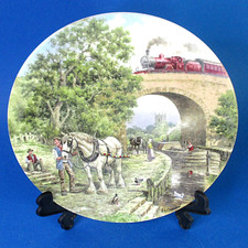 Wedgwood - Over the Canal - Country Connections - 1992 Collector Plate 21 cm 8½"