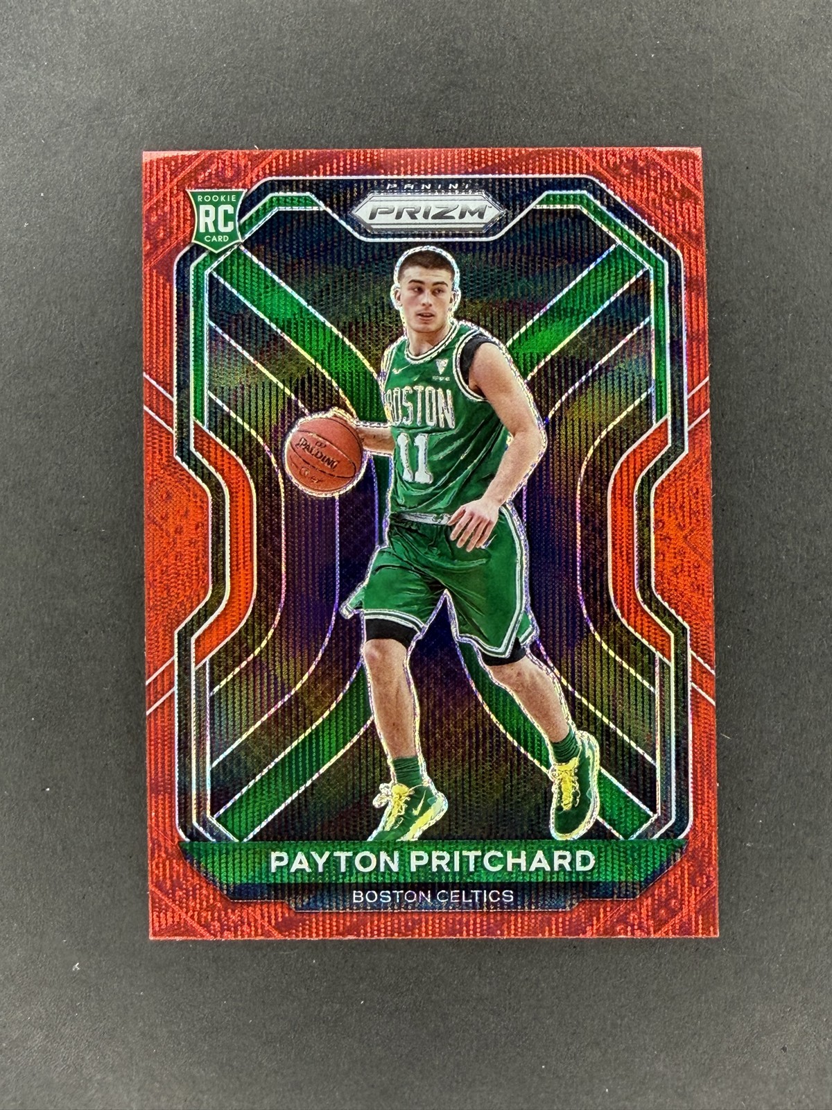 2020-21 Panini Prizm - Payton Pritchard #257 Ruby Wave Prizm (RC)