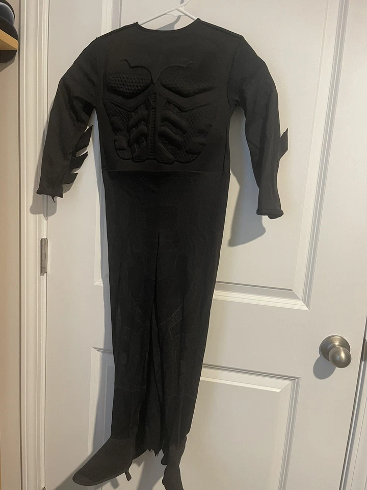 Disfraz de Caballero Oscuro Infantil Talla 6/8 Negro Músculo Con Capucha y Capa Adjunta Foto 3 de 4