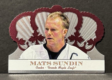 Mats Sundin 2000-01 Crown Royale Red #102 ~ Toronto Maple Leafs