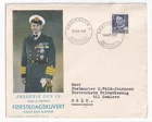 STAMP DENMARK  "FREDERIK DEN 9TH" 40 ORE 1949 FIRST DAY COVER