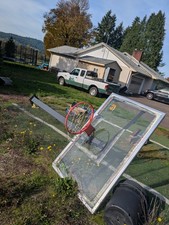 Goalrilla In-Ground Adjustable Basketball Hoop Metal Post Glass Backboard