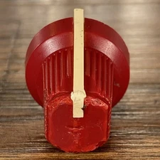 Fender 80's 90's Red Amplifier Control Knob Used