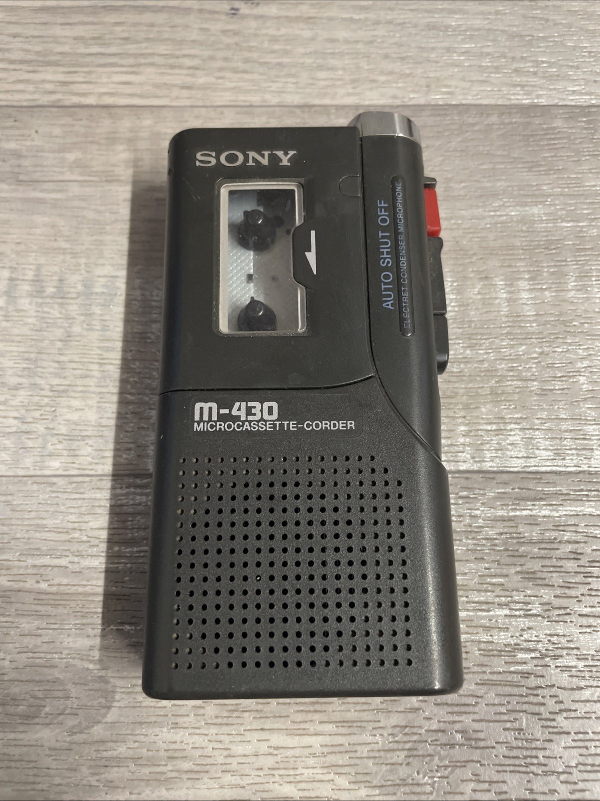 Sony Pressman MicroCassette Tape Recorder - Dictation Machine (M-430)