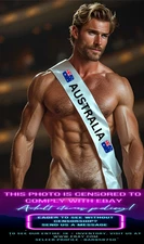 HOT DADDY - Fine Art Photo - Sexy beautiful muscular Gay Male - 8.5x14in 101725