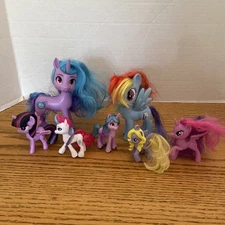 Hasbro My Little Pony Mixed Lot Of 6 MLP Figures Toys PVC