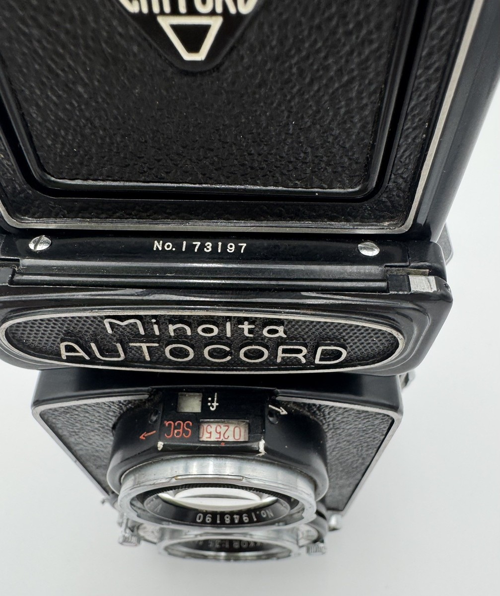 Vintage MINOLTA AUTOCORD TLR CHIYOKO Film Camera ROKKOR 75mm Vintage MINOLTA AUTOCORD TLR CHIYOKO Film Camera ROKKOR 75mm
