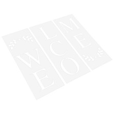 Welcome Sign Stencil, Letter Stencils for Painting on Wood Reusable Porch2775