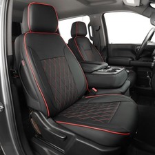 coverdream Leather Seat Covers for 2019-2026 Chevy Silverado  GMC Sierra 150...