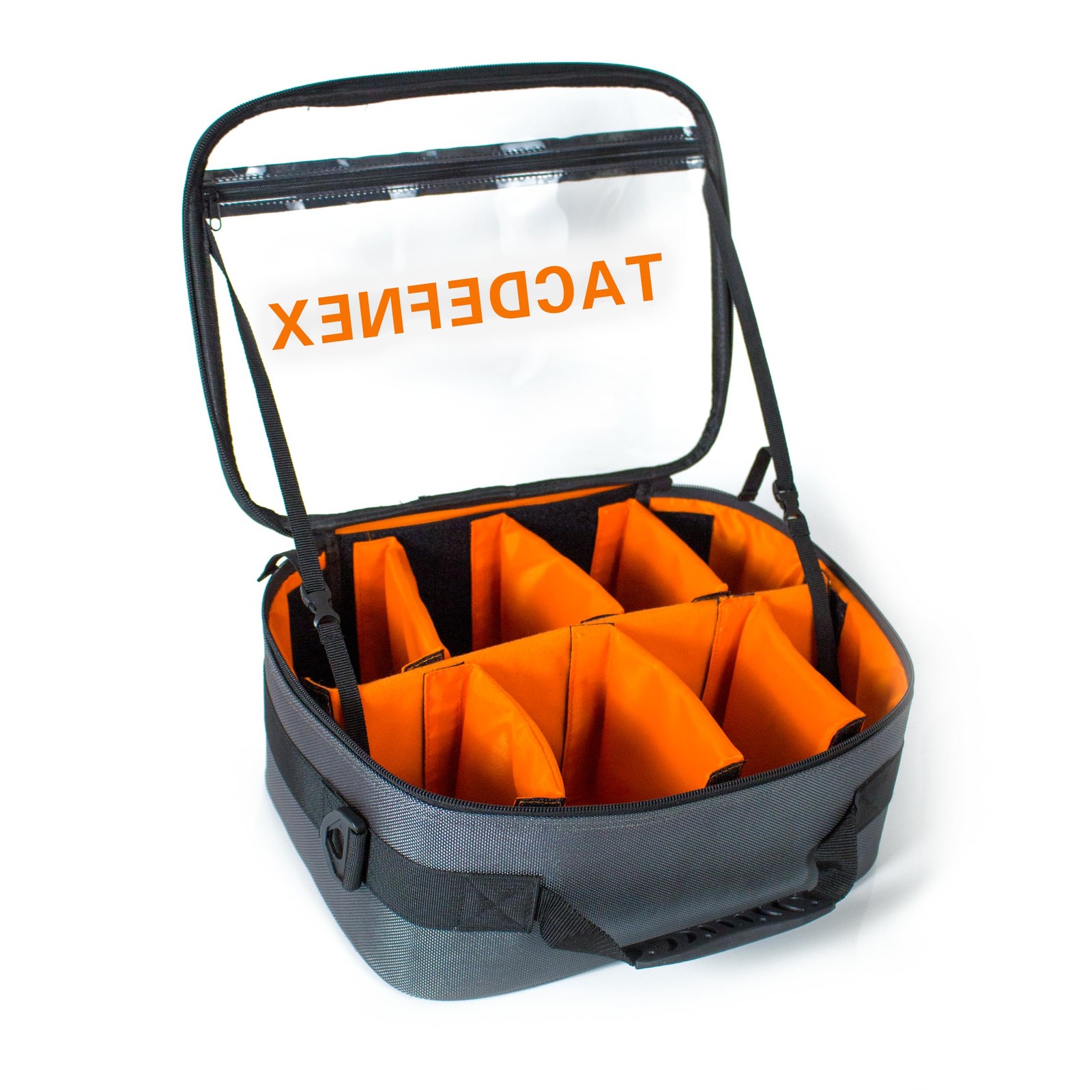 Best Waterproof Fishing Reel Case with 8 Shockproof Compartm