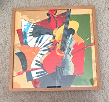 'KEYS AND STRINGS'  FRAMED   PICTURE