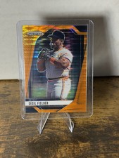 2025 Panini Prizm - Cecil Fielder, Cecil Fielder #236 Orange Pulsar Prizm /399