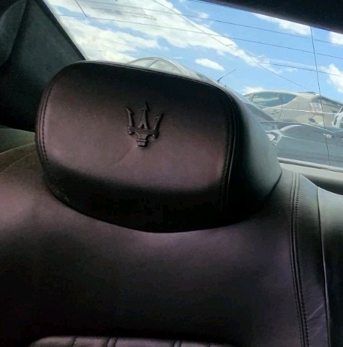 2014 - 2024 MASERATI GHIBLI REAR RIGHT PASSENGER HEAD REST HEADREST BLACK OEM 
