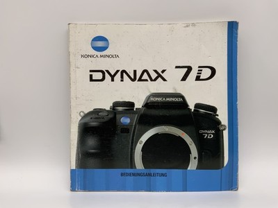 Minolta Dynax 7D Bedienungsanleitung Deutsch