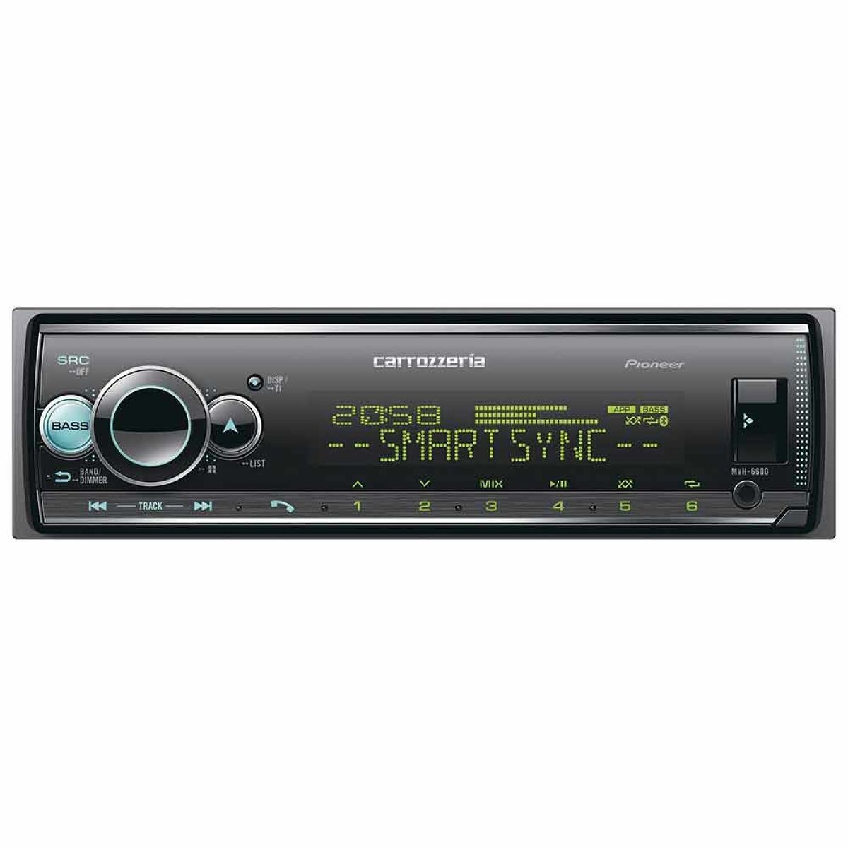 MVH-6600 Pioneer carrozzeria DSPメインユニット Carrozzeria Pioneer Carrozzeria MVH-6600 Bluetooth/USB/Tuner/DSP