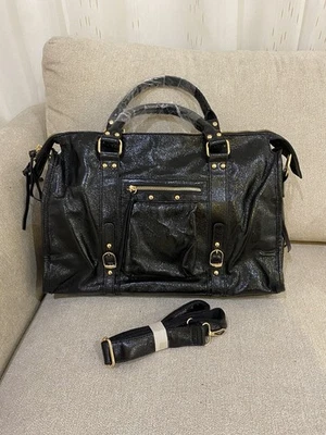 Sac à main femme grand format idéal pour les cours irisé pailleté style city - Photo 1/4