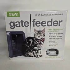 Lesotc RFID Automatic Cat Feeder, Microchip Pet Feeder