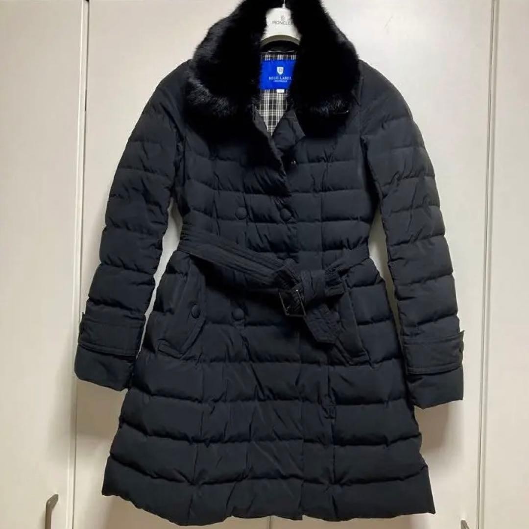 Burberry   Down Coat Rabbit Fur Crestbridge
