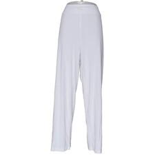 Sulu, Palazzohose, Größe: XXL, Weiß, Polyester/Viskose, Einfarbig, Damen #Zle