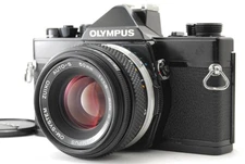 🌸【NEAR MINT】 Olympus OM-1 SLR Camera F.Zuiko Auto-S 50mm f/1.8 Lens From Japan