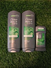 Dove Men Extra Fresh 3 PC Set: 2 18 oz Body Wash  1 2.7 oz Deodorant