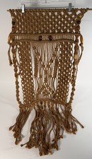 Large Handmade Macrame Jute Beaded BOHO Wall Hanging