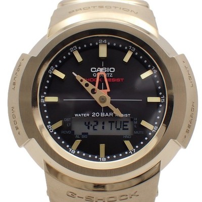 CASIO Full-metal Analog-digital Model AWM-500GD-9AJF Black Solar AWM Men's Watch